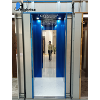 Ascenseur à traction commercial pour maison, ascenseur à traction pour 5 étages, ascenseur pour hôtel, immeuble de bureaux, 4 étages pour 6 personnes