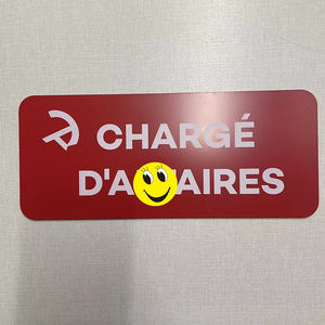 제조업체 도매 사용자 정의 금속 명판 양각 금속 크롬 사용자 정의 3D 스티커 - Product Image 4