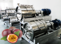 Industriële Passievruchtensap Productielijn Zaadafscheider Juicer Machine Verwerkingslijn