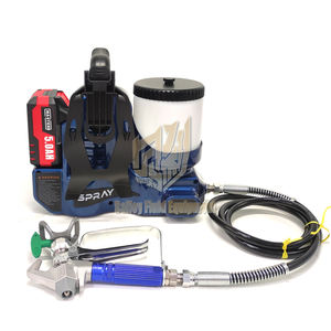 مسدس رش الطلاء السريع اللاسلكي بضاغط الهواء، رشاش دهان لاسلكي يعمل بالبطارية مع مسدس رش - Product Image 3