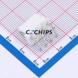 5TPBA040L Wire-to-Board Pin Header Bent Lead Through Hole,P=3.96mm Connector 1x4P 3.96mm Right Angle Insert VH - Product Image 2