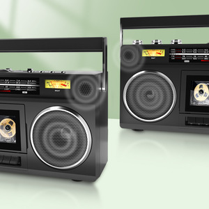 Retro Portable Cassette Recorder AM FM SW Radio BT <b>USB</b> TF Card Dual <b>Speakers</b> For Home Office Travel Use Stereo - Product Image 5