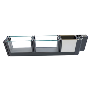 Vách ngăn văn phòng khung kính nhôm được sản xuất để tách không gian làm việc tối ưu - Product Image 2