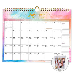 Индивидуальные новогодние и рождественские подарки 18 месяцев планировщик настенный календарь July 2025 - <span class=keywords><strong>December</strong></span> 2026 календарь для семей с наклейками - Product Image 1