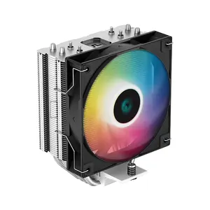 Bakır radyatör soğutucu AG400 masaüstü için LED CPU soğutucu Fan hava 120mm CPU soğutucu