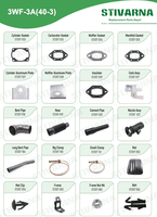 STIVARNA Carburateur Filtre à air Assy Fit 3WF-3(40-3) Pulvérisateur de brouillard Pièces de rechange Remplacement