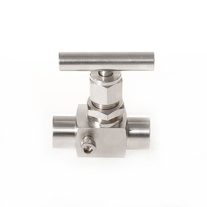 ROKE Stainless Steel <b>Needle</b> <b>Valve</b> 1/4NPT 6000PSI High Pressure Forged Straight Through - Product Image 5