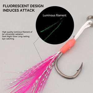 Anzuelo Lento para Pesca, Anzuelo de Ayuda para Atún, Anzuelo Anticorrosión, #12, #14 - Product Image 3