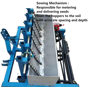 آلة بذر الثوم اليدوية عالية الأداء المثبتة على جرار ، آلة زرع مثقاب الحبوب بحالة جديدة ، محولات البذار لمحركات البذور - Product Image 6