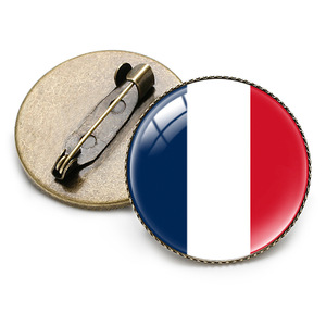 Broche con la Bandera de Francia, Insignia de Países del Mundo, Regalo Novedoso para Viajeros, Amantes, Souvenir para Fanáticos de Clubes de Fútbol, Personalizado - Product Image 2