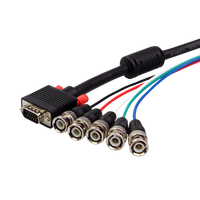Cable de Conexión Personalizado DB9 a BNC Macho, Arnés de Cableado de Señal de Video para Cámara CCTV