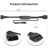 Cable DOIP para Launch X431 DBScar VII OBD2 Doip Conector Adaptador de 16 pines