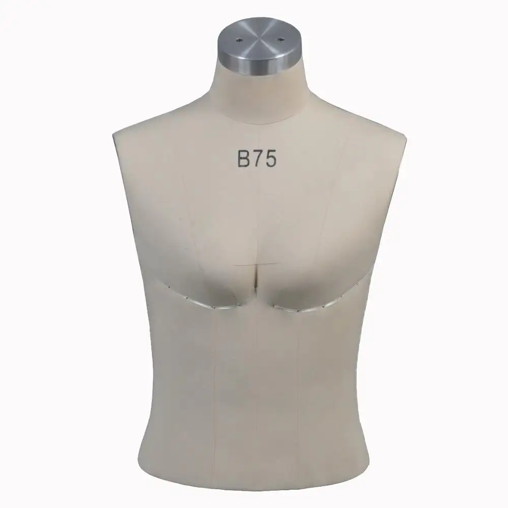 Maniquí de medio cuerpo para mujer, lencería ajustable, sastrería, busto grande, torso, traje de baño