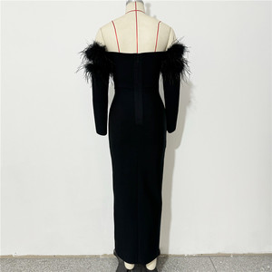 Personalizado 2025 ceñido al cuerpo mujeres noche elegante vestidos de fiesta para mujeres señoras fiesta vestidos mujeres señora elegante Club vestido de fiesta - Product Image 6