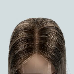 Topper capillaire 3x6 en dentelle suisse, cheveux humains vierges de grade 12A, sans colle, pour femmes, aspect naturel - Product Image 3