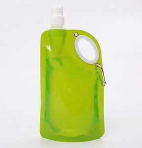 Botella de Agua Plegable de Plástico Portátil Ecológica con Mosquetón, Gran Venta - Product Image 3