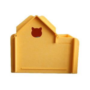 5 renk keçe kedi evi evde beslenen hayvan yuva ücretsiz hediyeler ile katlanır keçe rahat kafes kedi yatak - Product Image 2