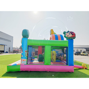 Château gonflable combiné de qualité commerciale en PVC Coco Melon avec toboggan pour fête d'enfants - Product Image 5