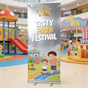 ขาตั้งโรลอัพยอดนิยม น้ำหนักเบาพิเศษ ปรับเปลี่ยนได้สองรูปแบบ สำหรับงานส่งเสริมการขายและงานแสดงสินค้า ผู้ผลิตชั้นนำ - Product Image 1