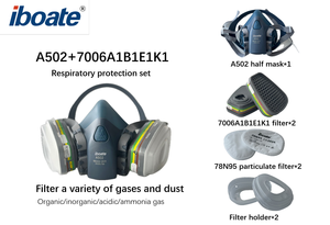 Masker keamanan <span class=keywords><strong>Respirator</strong></span> Gas beracun, <span class=keywords><strong>Respirator</strong></span> keamanan Anti Gas peralatan keselamatan industri <span class=keywords><strong>Respirator</strong></span> setengah wajah - Product Image 2