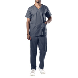 Robes de soins quotidiens pour patients hospitaliers, conçues pour les infirmières et les médecins, offrant un ajustement décontracté, en tissu 100 % coton tissé, faciles à porter - Product Image 4