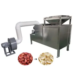 Máquina peladora para asar cacahuetes, para la Eliminación de la piel de cacahuete, pelador de granos de cacao y cortador medio