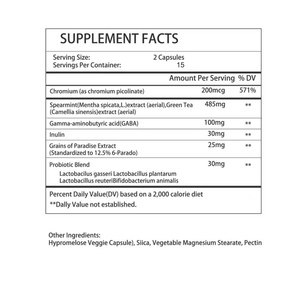 Capsules de gestion du poids nocturnes personnalisées de qualité supérieure, mélange de probiotiques, complément d'extrait de thé vert, capsule pour équilibrer la flore intestinale - Product Image 4