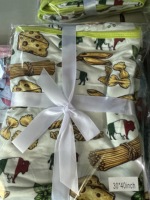 Couverture en bambou double couche pour enfants Little Glow Kids Whatnot RTS, vente en gros, boîte mystère, 30x40, imprimée et unie, douce pour la peau