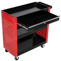 Carrito de Acero de 3 Niveles Changze Luxury TC-08, Personalizable, para Garaje, Taller, Almacén, Taller de Reparaciones