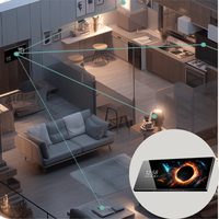 LTECH Panel de Control Táctil Inteligente para el Hogar de 12.3 Pulgadas IPS, Asistente del Hogar, Interruptor Inteligente con Control Remoto de Google, Hogar Inteligente Wifi para Uso en Hoteles