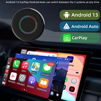 Adaptateur universel sans fil CarPlay et Android Auto POPELF Aibox01 avec fonction Mirror Link pour voitures, convertit l'écran de voiture filaire en sans fil