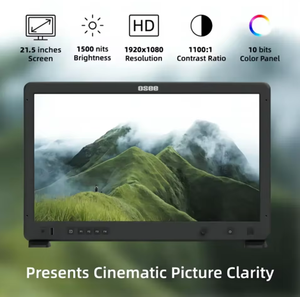 Monitor de Producción Osee Mega <span class=keywords><strong>22S</strong></span> de 21.5'' con 1500 Nits de Brillo <span class=keywords><strong>Ultra</strong></span>, 3G-SDI, Full HD, Autocalibración de Color - Product Image 2