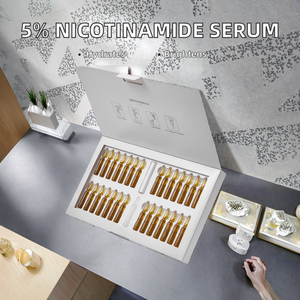 28 bottiglie di 5% ampolla di Nicotinamide siero vitamina <span class=keywords><strong>C</strong></span> B3 sbiancante idratante Anti Anti-invecchiamento per la pelle secca viso mirato - Product Image 2
