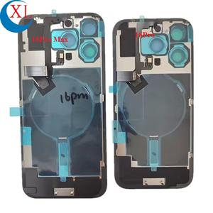 Étuis de téléphone portable OEM pour iPhone 16Pro Max 16 15 14 Plus 15Pro Max boîtier en verre arrière aimant lampe de poche NFC câble flexible sans fil - Product Image 1