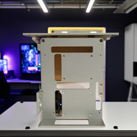 Socooler Mainstream SOC-D-Y Aluminium Mid Tower PC Gamer Boîtier Ouvert Panneau Latéral Fenêtre RTX 5080 GPU Support ITX Double Refroidissement