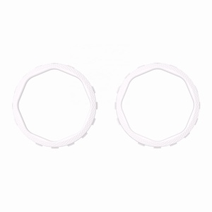 แท่งไม้ Gated sticks แปดเหลี่ยมที่ออกแบบใหม่สีขาวแหวนเน้นเสียงสำหรับ PS5ที่รุนแรงมากการออกแบบใหม่และสำหรับ <span class=keywords><strong>PS4</strong></span>ผีที่ออกแบบใหม่เปลือก - Product Image 2