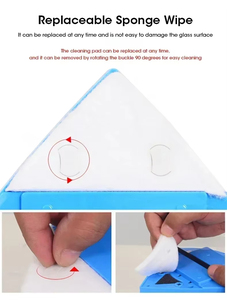<span class=keywords><strong>Limpiador</strong></span> de Vidrios Magnético de Doble Cara Triangle Clean Corner 3-8 MM, Cepillo <span class=keywords><strong>Limpiador</strong></span> de Ventanas - Product Image 2