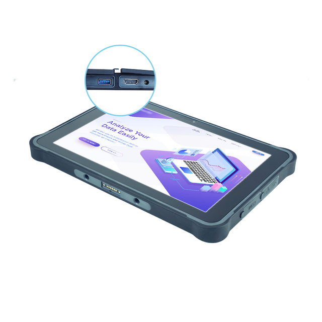 Capacitive Screen 10 Inch Industrial Rugged 1000nit Sunlight Readable 128gb 256gb 512gb USB3.0 LAN Rugged Tablet Industrial