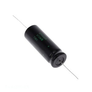 Distribuidor Autorizado: Condensador de Orificio Pasante CAP ALUM 1000UF 50V AXIAL TH 1000 uF TVA1316-E3 - Product Image 1