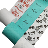 Rollos de Recibos Térmicos Preimpresos de 3 1/8" X 80mm con Logotipo Personalizado, Código QR, Alta Suavidad, Larga Duración para Comercios y Restaurantes