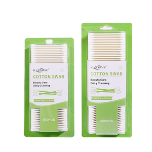 Giá xuất xưởng trên đầu tròn q-mẹo giấy dính bông để sử dụng hàng ngày Q Mẹo bông gạc với bao bì thẻ vỉ - Product Image 4