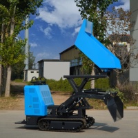 Mini-Dumper Elektrischer Mini-Kipper für Gartenarbeit Emissionsfreier Kompakter Raupentransporter