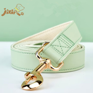 Collares de perro de cuero PU clásicos con logotipo personalizado para perro mediano Collar para niña niño mujer hombre mascota Collar para cachorro - Product Image 5