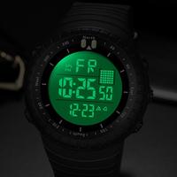 SANDA 6071 jam tangan olahraga Digital, 50M tahan air jam tangan pria baru jam tangan luar ruangan untuk pria Jam