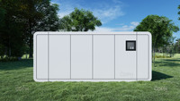 Maisons modulaires préfabriquées de 20 pieds et 40 pieds, petits bureaux modulaires préfabriqués, cabines Apple