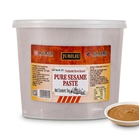 Vente d'usine LIUBIJU Pâte de sésame authentique 5kg sous vide, Tahini moulu de qualité supérieure sans additifs pour restaurant et fondue chinoise