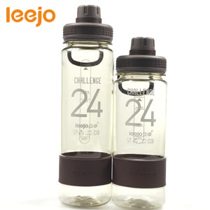 Botella de agua deportiva, frasco transparente de plástico para senderismo, novedad - Product Image 6