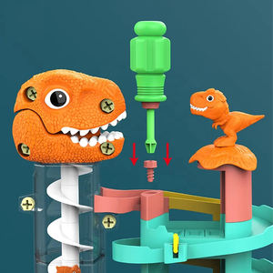 Ensemble de jouets pour enfants à faire semblant de jouer dans le <span class=keywords><strong>garage</strong></span> de stationnement de <span class=keywords><strong>voiture</strong></span> de <span class=keywords><strong>dinosaure</strong></span> à 5 étages - Product Image 2