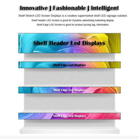 P1 P2 P3 SMD P1.25 Prijskaartjes Reclame Slimme Schap Led Paal Display Scherm voor Supermarkt