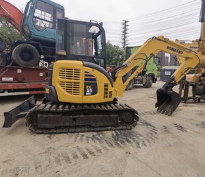 Excavatrice Komatsu PC55MR d'occasion à prix avantageux, bon état, mini-pelle PC55 pour la construction - Product Image 2